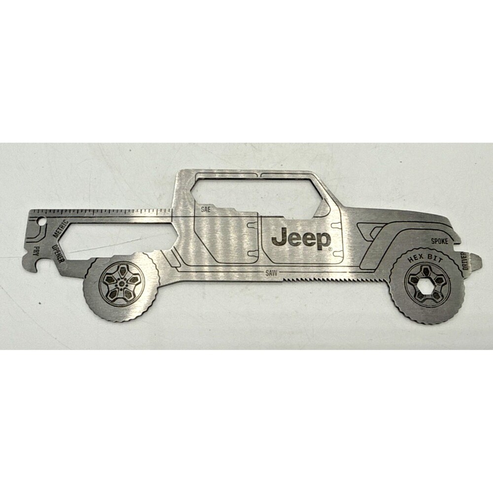 Jeep Gladiator Metal Multi-Tool, Bottle Opener, Wrench & More